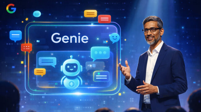 Google CEO Sundar Pichai Introduces Genie AI App